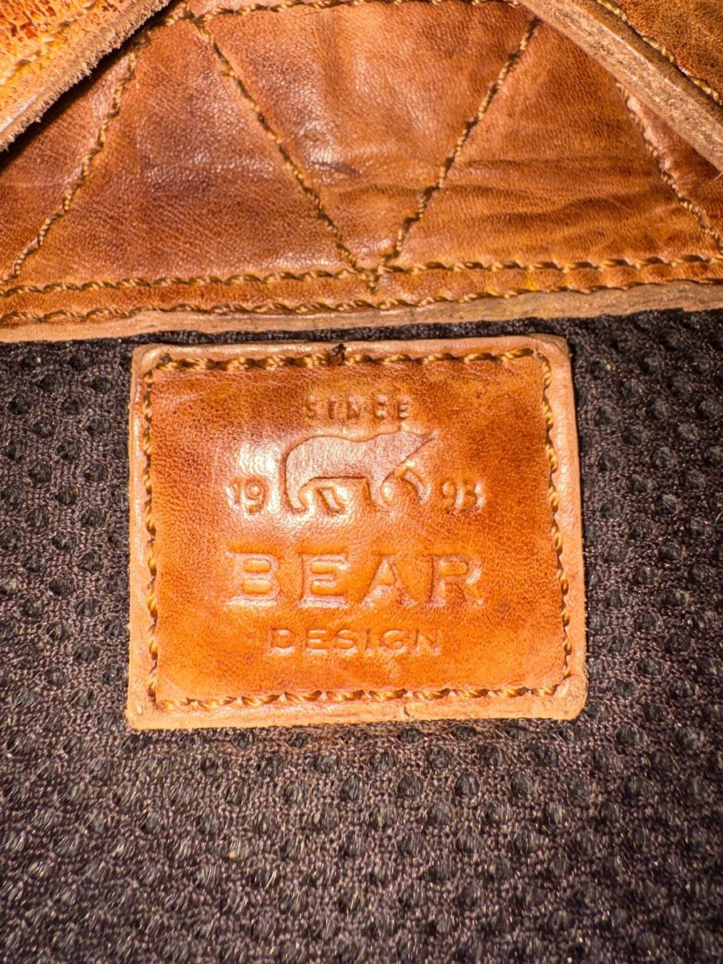 Zaini: Bear Lederrucksack cognac-braun – Usato da Winterthur venduto da Fiore0011 3