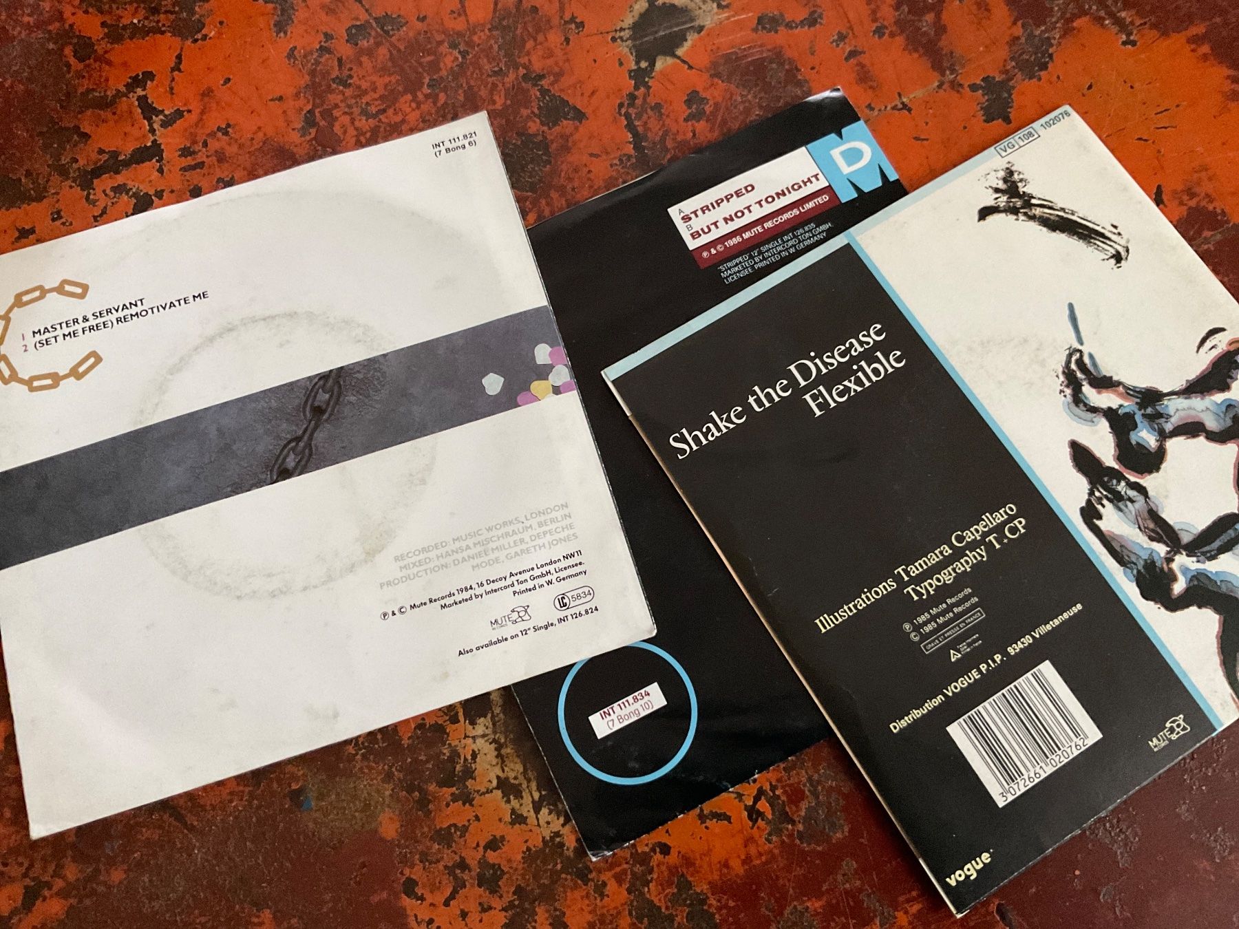 Vinyles: Depeche Mode lot 3 singles 7 – D'occasion à Delémont par vinylfreak01 1