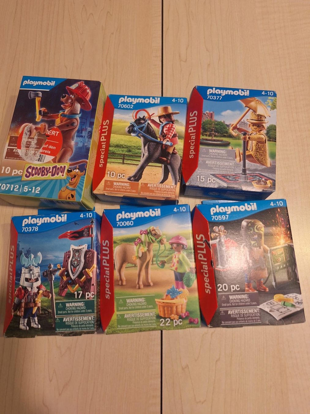 Playmobil Giocattoli: 6 Playmobil Sets OVP Scooby-Doo Ritter Reiter – Nuovo e nell'imballaggio originale da Schöftland venduto da Luky3535