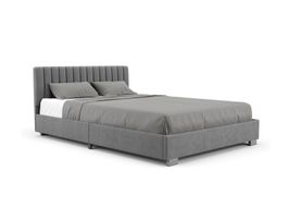 Polsterbett DAINA 140 x 200 cm anthrazit - Gratis Versand