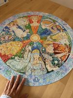 Rund Ravensburger Puzzle Tierkreiszeichen 1000 Teile komplet