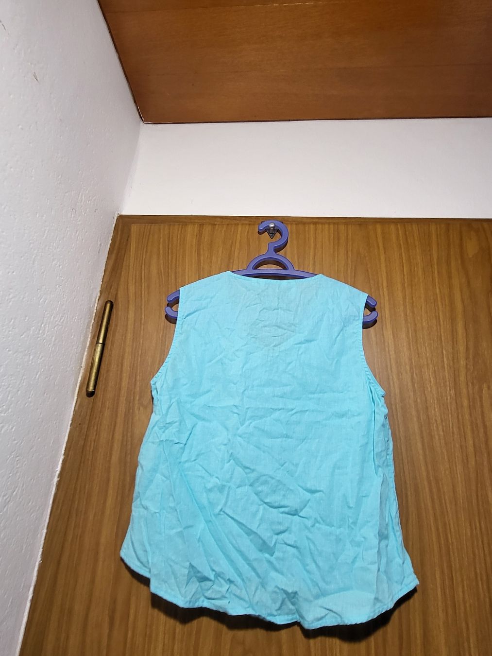Tom Tailor Top: Top Tom Tailor turquoise lin, Taille 36 – Usato da Niedergösgen venduto da Eva2410 3