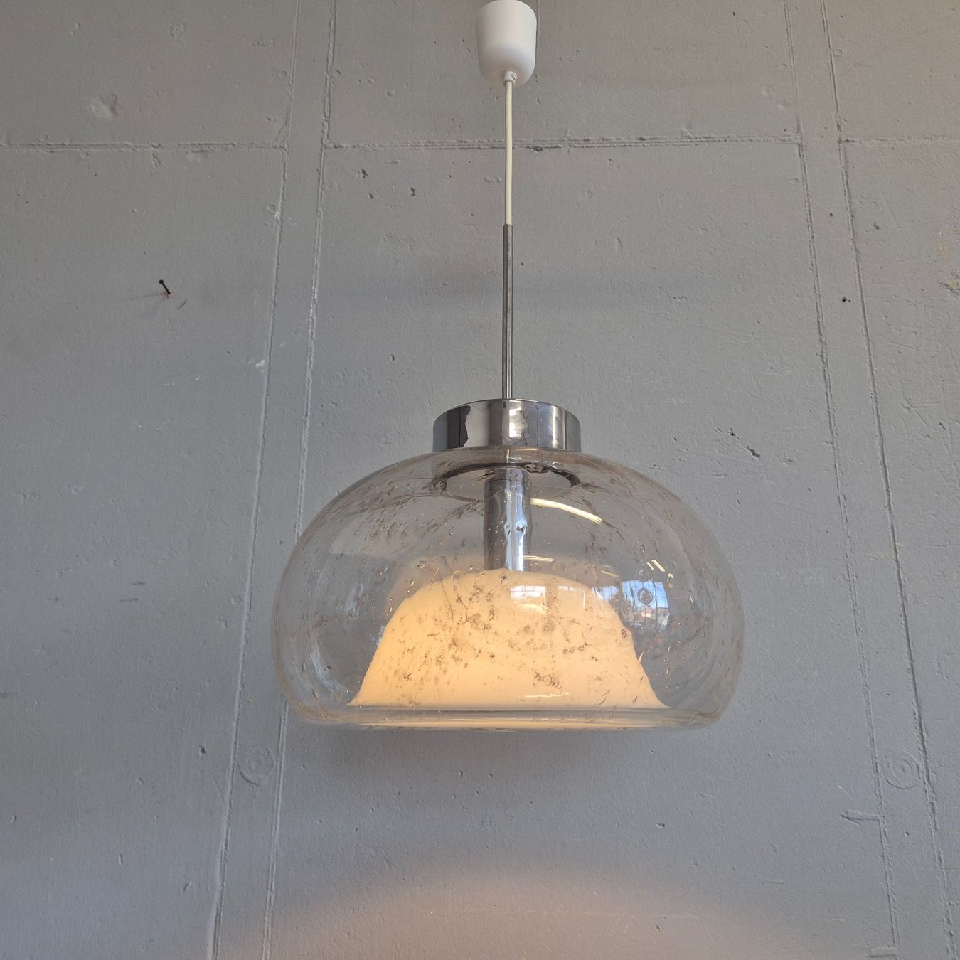 Kronleuchter & Deckenlampen: Doria Glas Hängeleuchte Deckenlampe Pendelleuchte Lampe – Gebraucht aus Nottwil von Wondewa-Shop 1