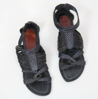 DGM Damen Leder Sandalen Sveva /schwrz/ LP:239Fr/Gr.41 /Neu