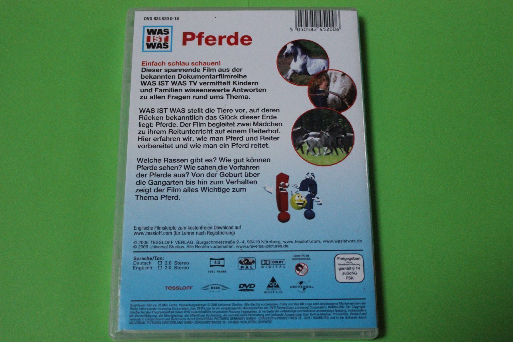 Tutti i DVDs: WAS IST WAS? - PFERDE DVD!!!!!!!!!!!!!!! – Usato da Tübach venduto da JamesStone 2