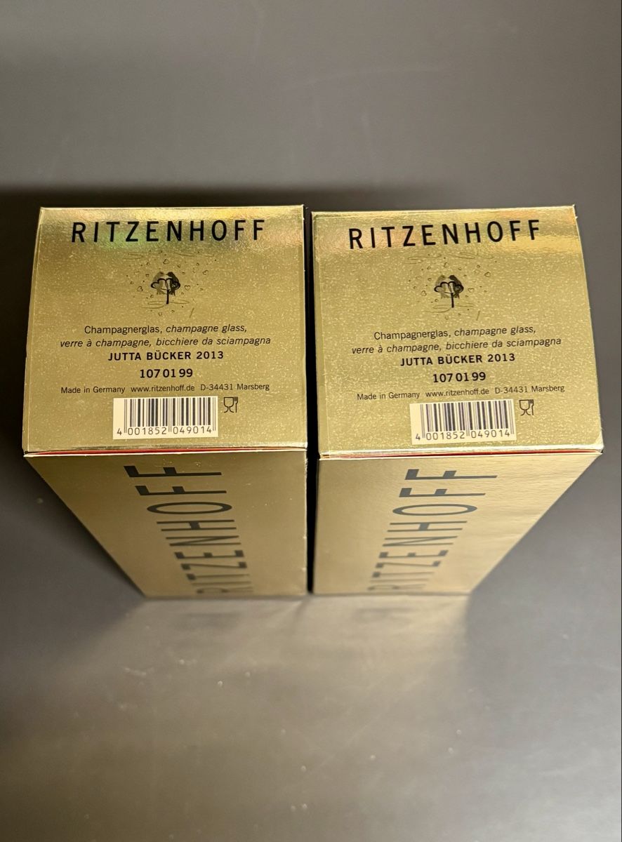 Ritzenhoff Gläser: 2 Ritzenhoff Champagnergläser Jutta Bücker Design 2013 – Neu und originalverpackt aus Zürich von