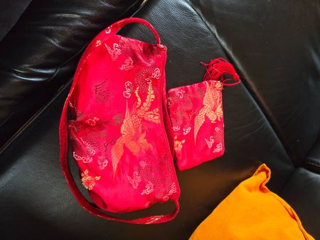 Clutch & passendes Taeschli fuer in die Tasche