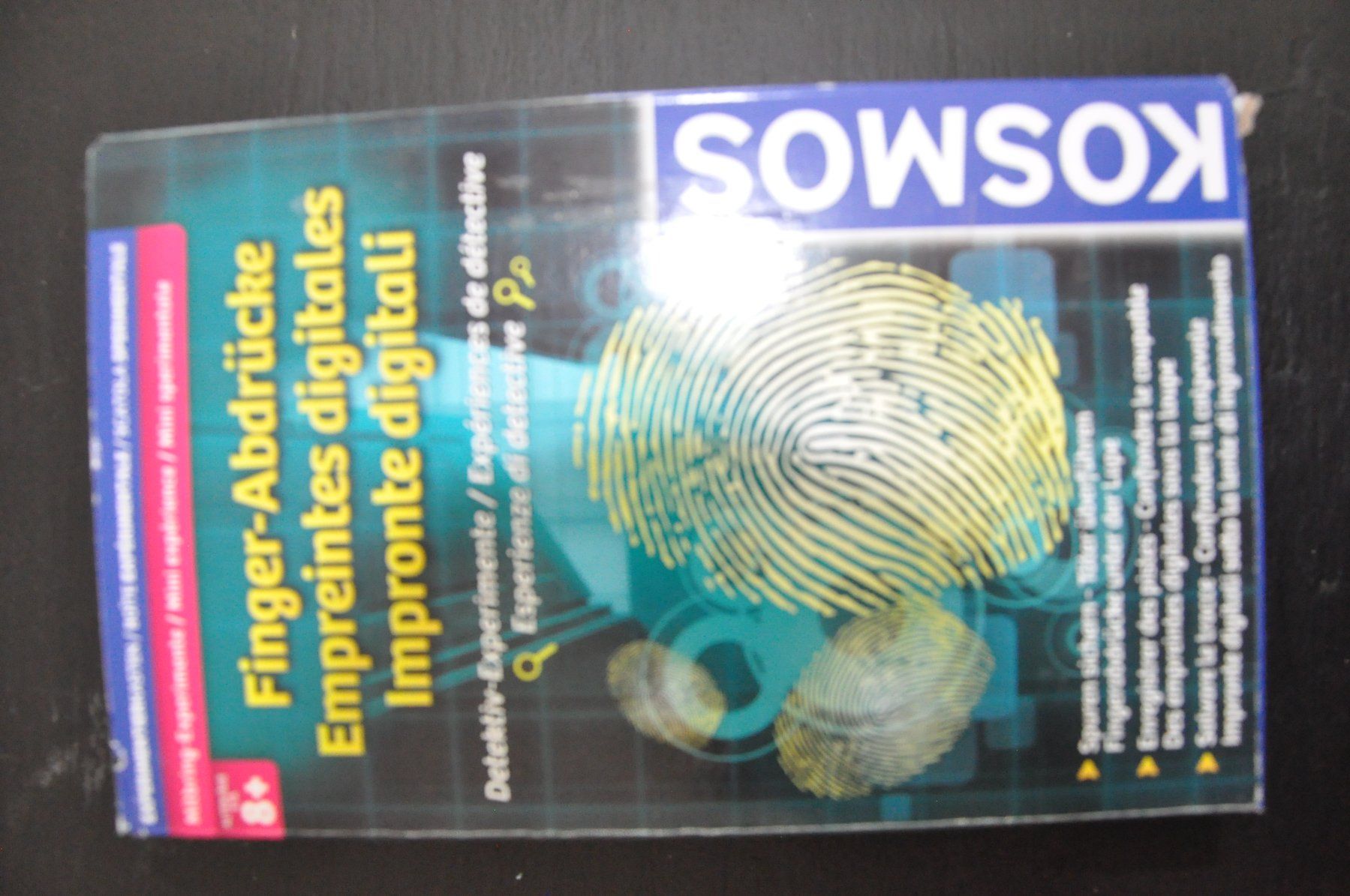 Kosmos Giochi: KOSMOS Detektiv-Experimente "Fingerabdrücke" – Usato da Rain venduto da lucerne