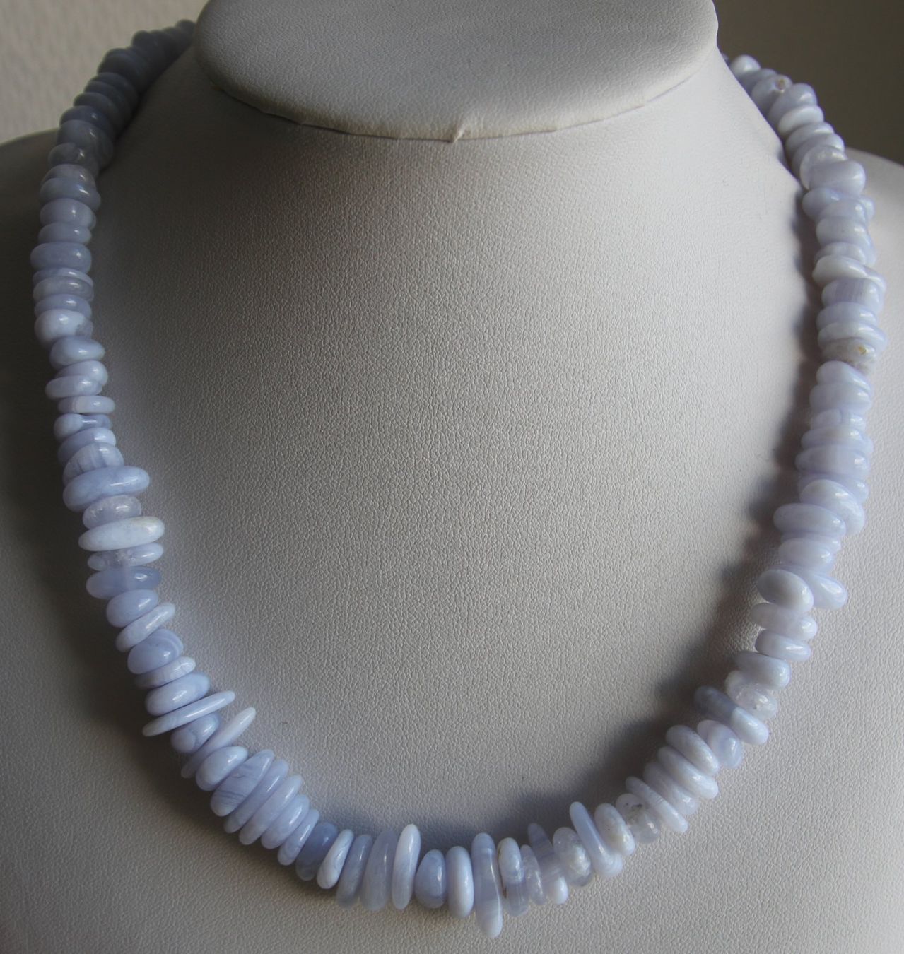 Ketten: NEU: Chalcedon Kette Collier Edelstein Chalcedonkette – Neu (gemäss Beschreibung) aus Matten b. Interl von EdelsteineInterlaken 1