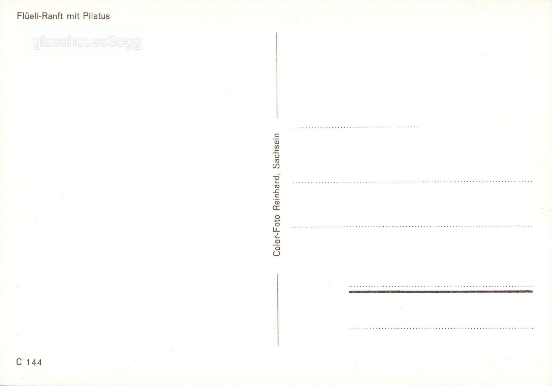 Cartoline postali: AK Flüeli-Ranft mit Pilatus – Usato da Eggersriet venduto da glasshouse3egg 1