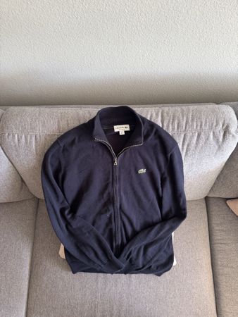 Lacoste Strickjacke/Cardigan, dunkelblau, Grösse S, Top!