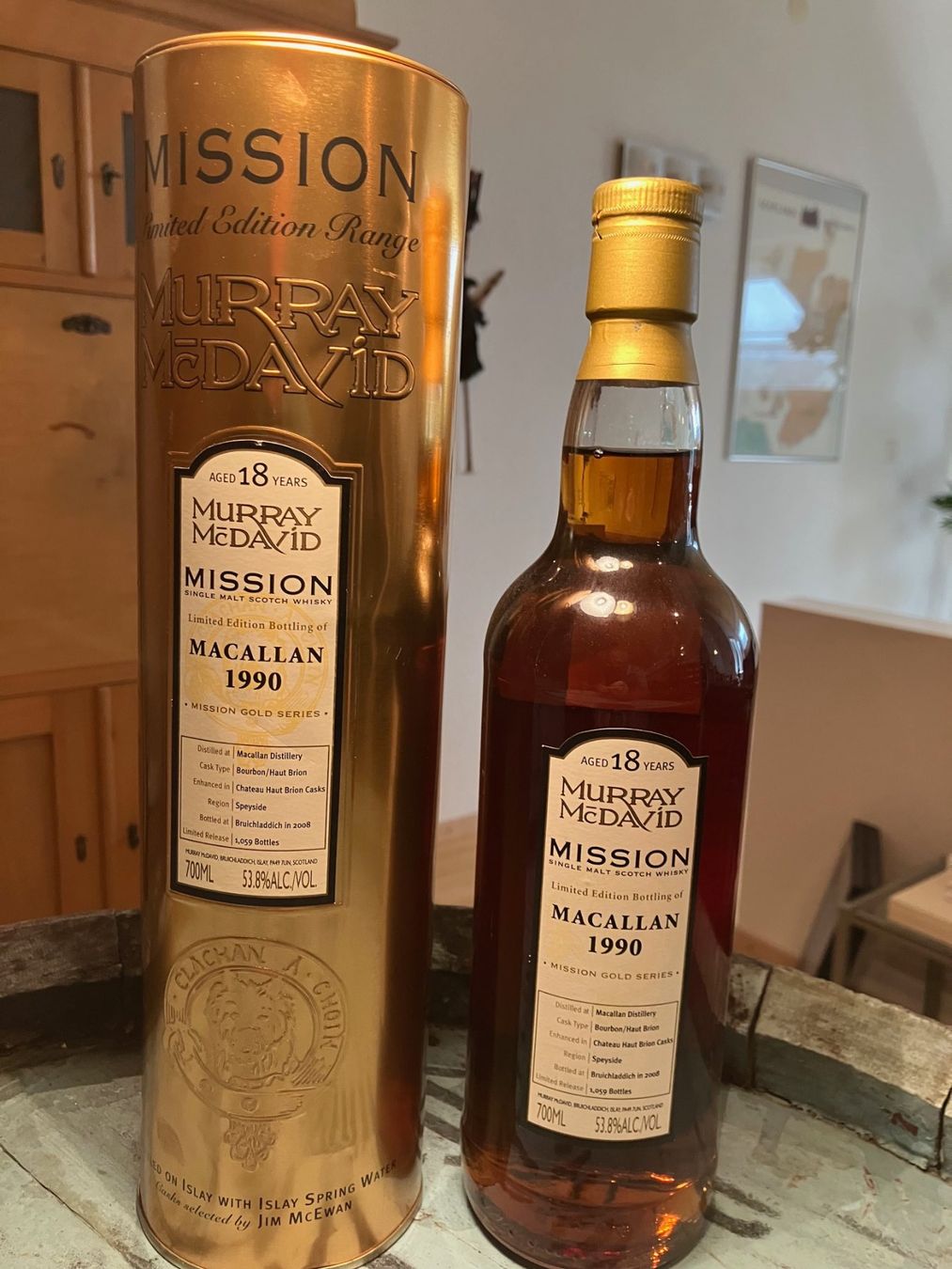 Macallan Bevande alcoliche: Macallan Murray McDavid 1990 18 Years – Nuovo e nell'imballaggio originale da Aarwangen venduto da concorde58
