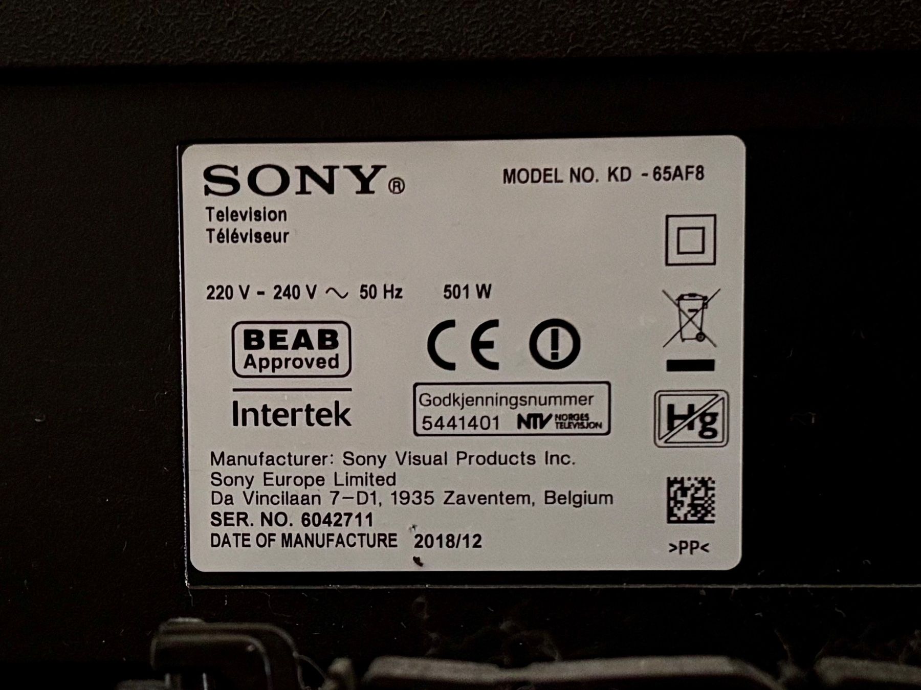Sony Televisori: Sony Bavaria 75“  – Difettoso da Bülach venduto da aes_vd5b 4