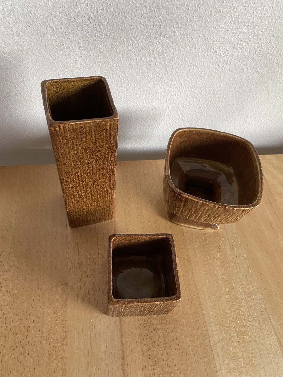 Rössler Vasi & Recipienti: 3 Rössler Vintage Vasen/Objekte – Usato da Schwarzenburg venduto da Michellu 1