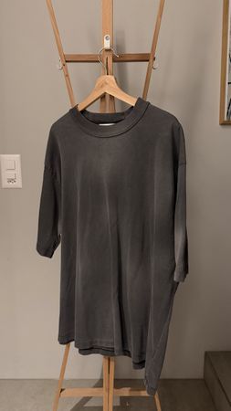 COS T-Shirt Relaxed Fit Baumwolle Grau Grösse XL