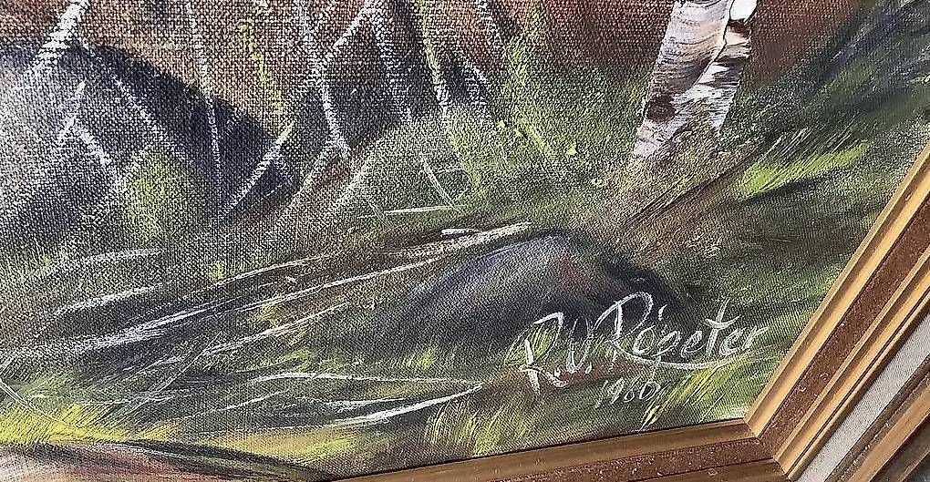 Colori: tableau Ropeter 1980 peinture – Usato da Icogne venduto da cen_h97r 2
