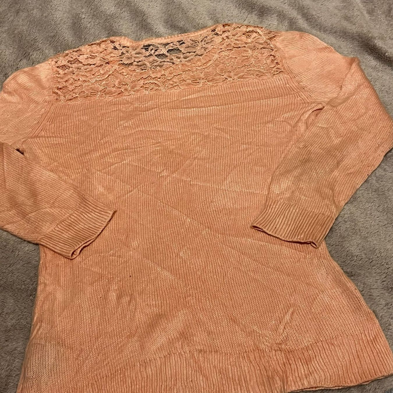 Ralph Lauren Top: Pull Ralph Lauren XS pêche dentelle au dos – Usato da Marin-Epagnier venduto da csc_8765 3