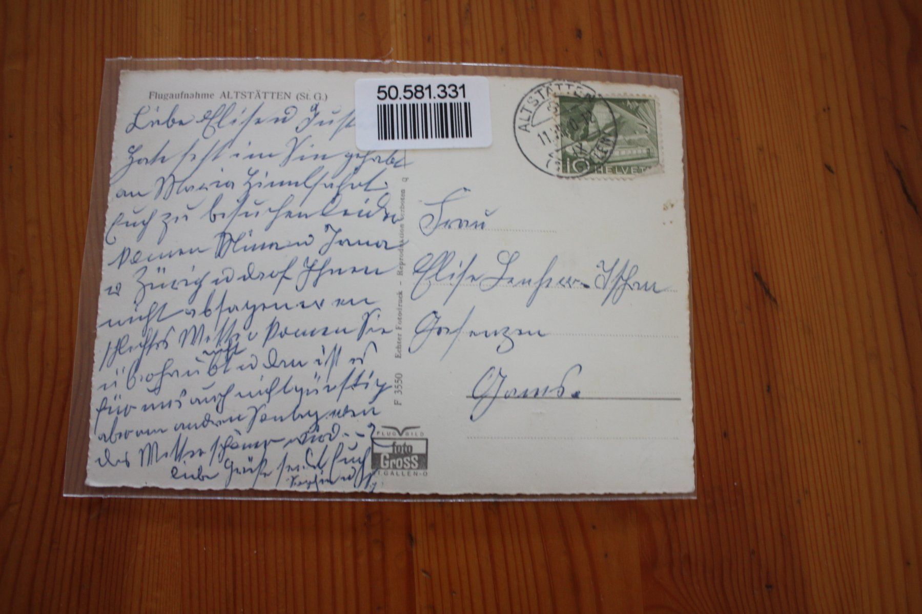 Cartoline postali: Altstätten – Usato da Altstätten SG venduto da sulim 1
