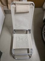 2 Chaises longues pliante de plage en alu- Super affaire!