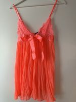 Victoria's Secret Spitzen-Babydoll, XS, Neon-Orange, NEUwert
