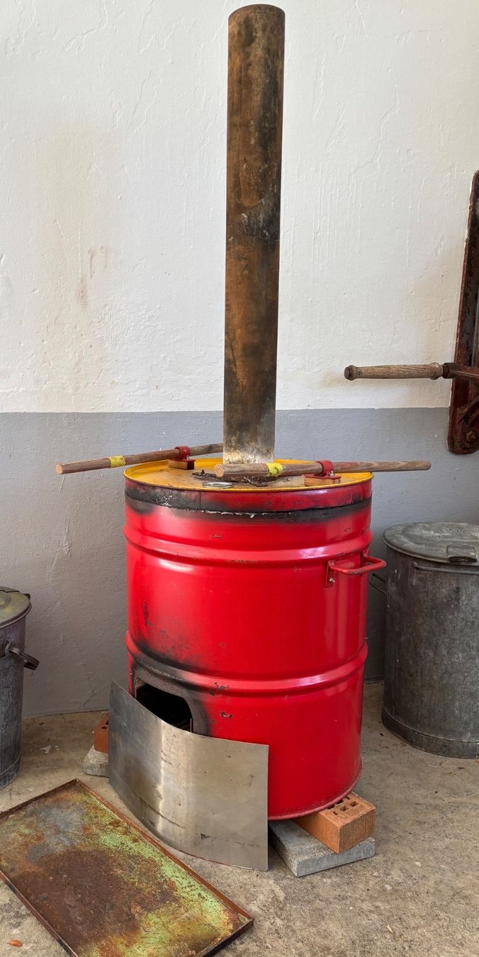 Cheminée: Rakuofen mit Holz – Gebraucht aus Elgg von Maege64