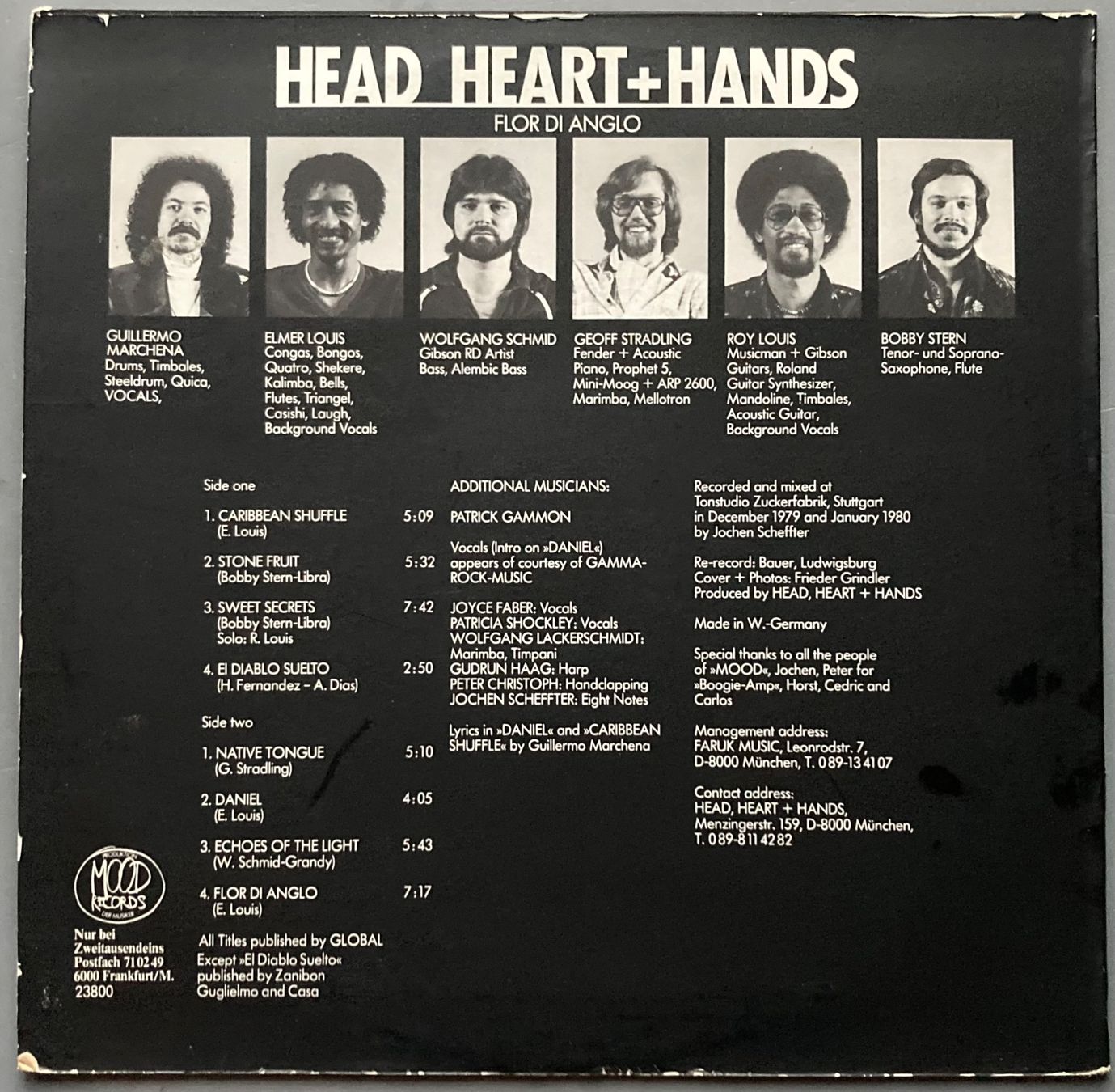 Dischi in vinile: HEAD, HEART + HANDS - FLOR DI ANGLO – Usato da Poliez-Pittet venduto da Newtown-Records 1