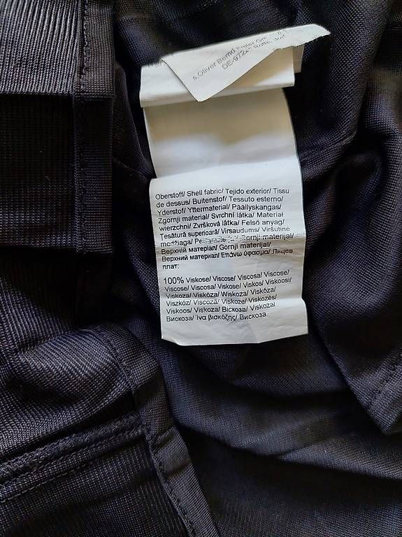 S.Oliver Vestiti: S.Oliver Kleid 36 S schwarz Viskose – Usato da Zürich venduto da Julia0123 2