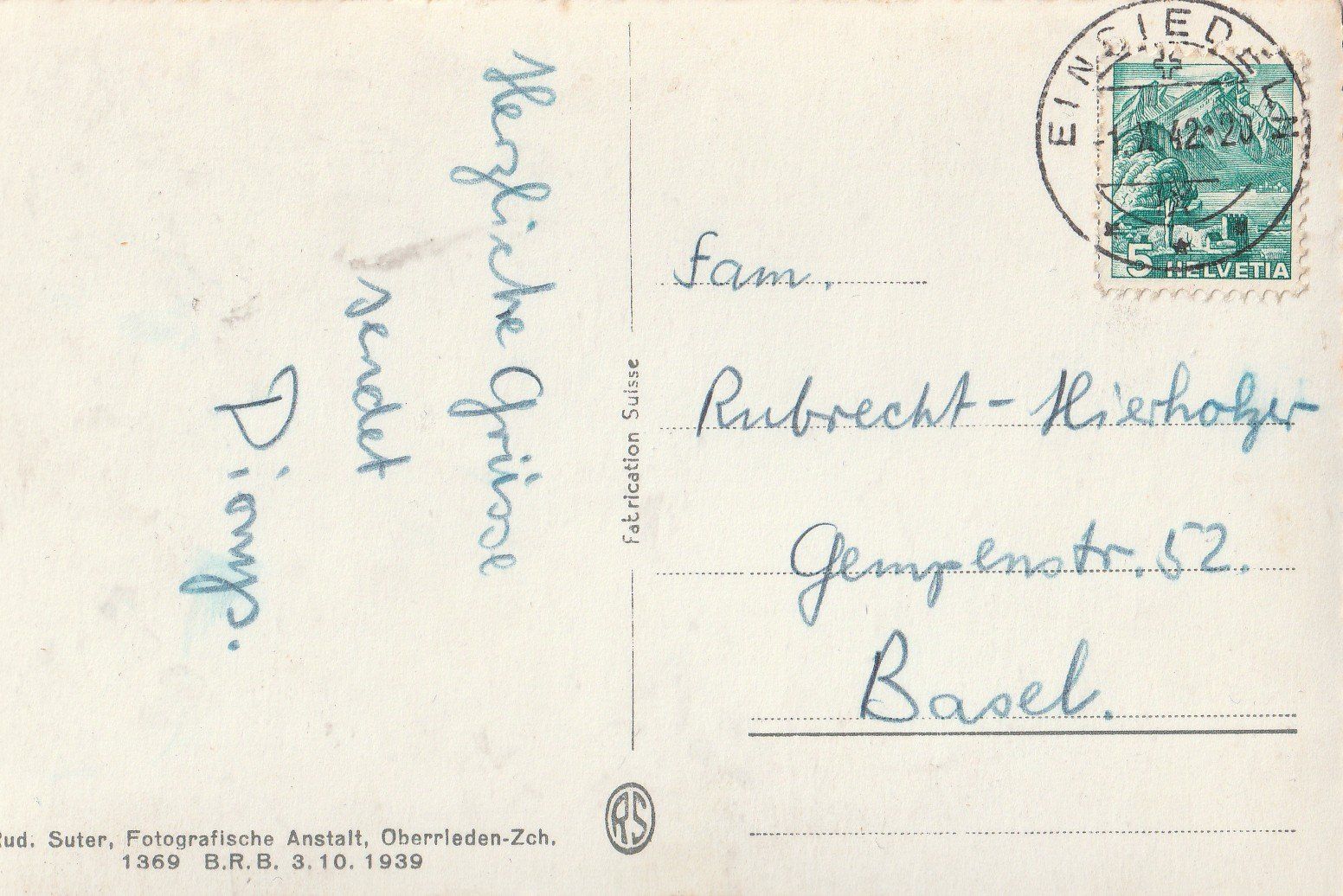 Cartoline postali: 14 Karten Einsiedeln – Usato da Lumbrein venduto da made02 1