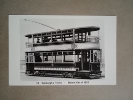 AK Tram GB Strassenbahn Edinburgh Electric Car 1922