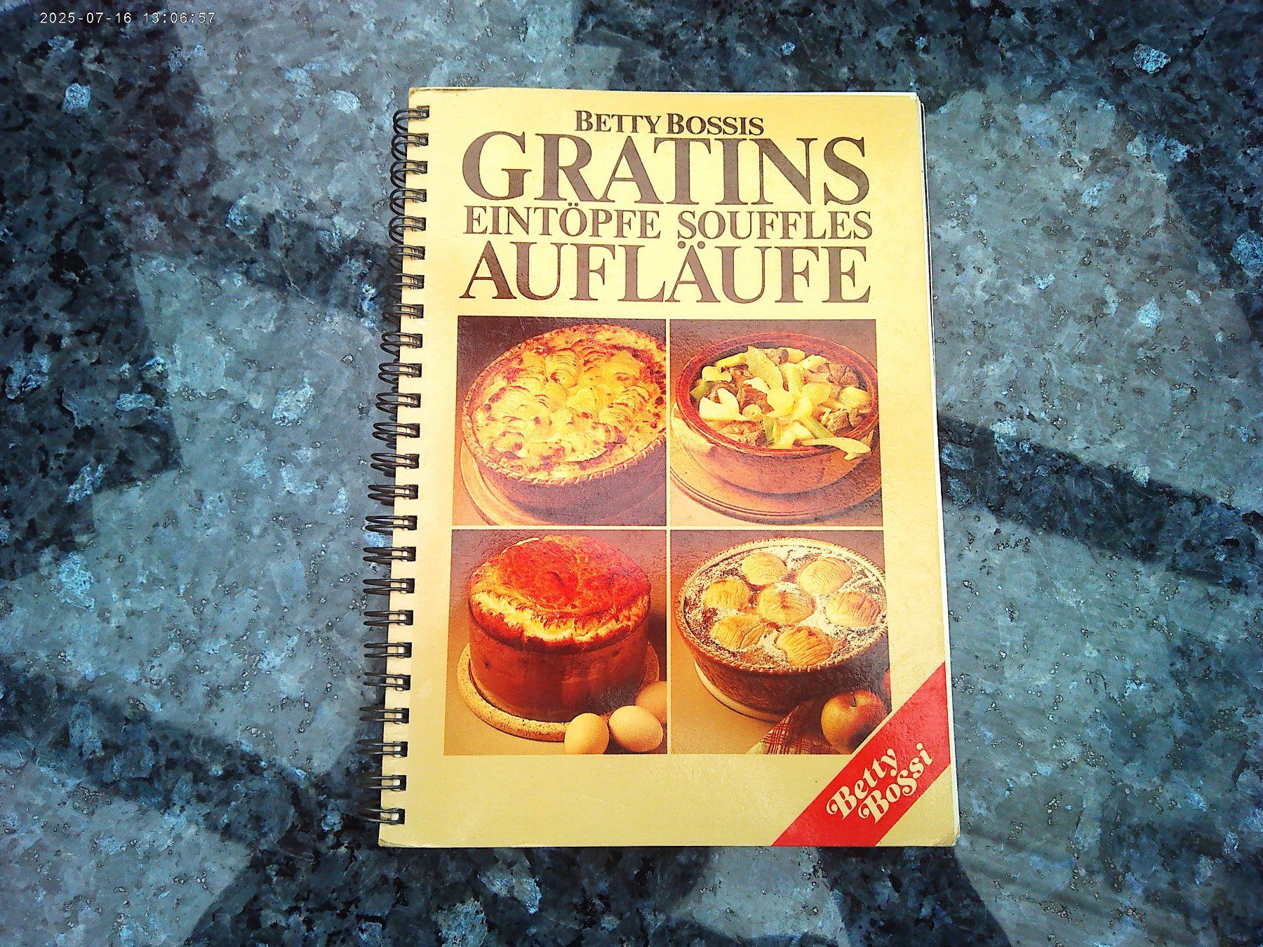 Libri: Betty Bossi Gratins Eintöpfe Souffles Aufläufe – Usato da reitnau venduto da Sib7