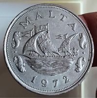 MALTA 10 CENTS 1972