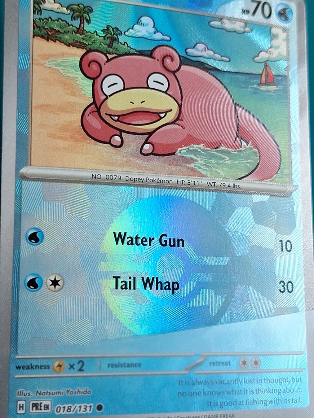 Pokémon Carte collezionabili: Slowpoke - Pokeball Reverse Holo Prismatic Evolution – Usato da Altstätten SG venduto da GGsGameshop 1