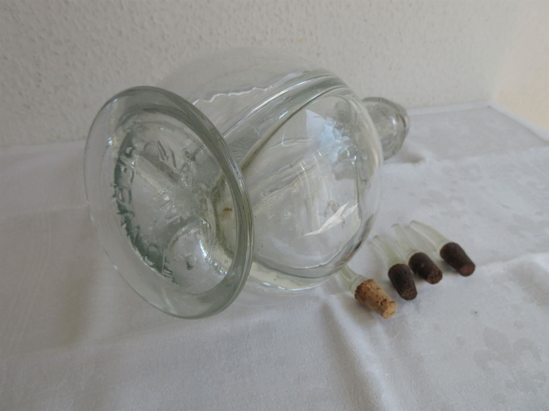 Bottiglie: Seltene Liqueur Flasche mit 4 Kammern – Usato da Binningen venduto da tempipassati 2