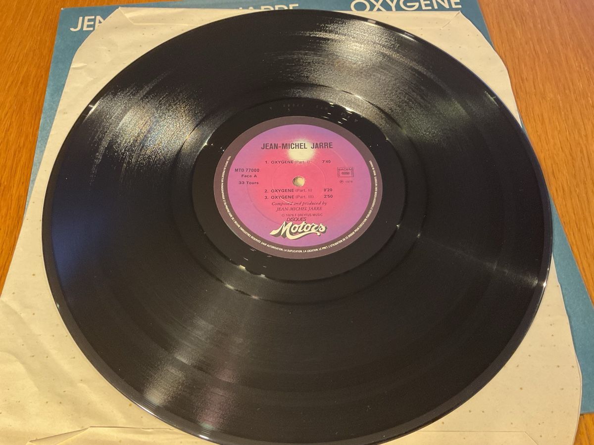 Dischi in vinile: Jean-Michel Jarre Oxygene LP Vinyl 1981 – Usato da Steinach venduto da Quarkie 2