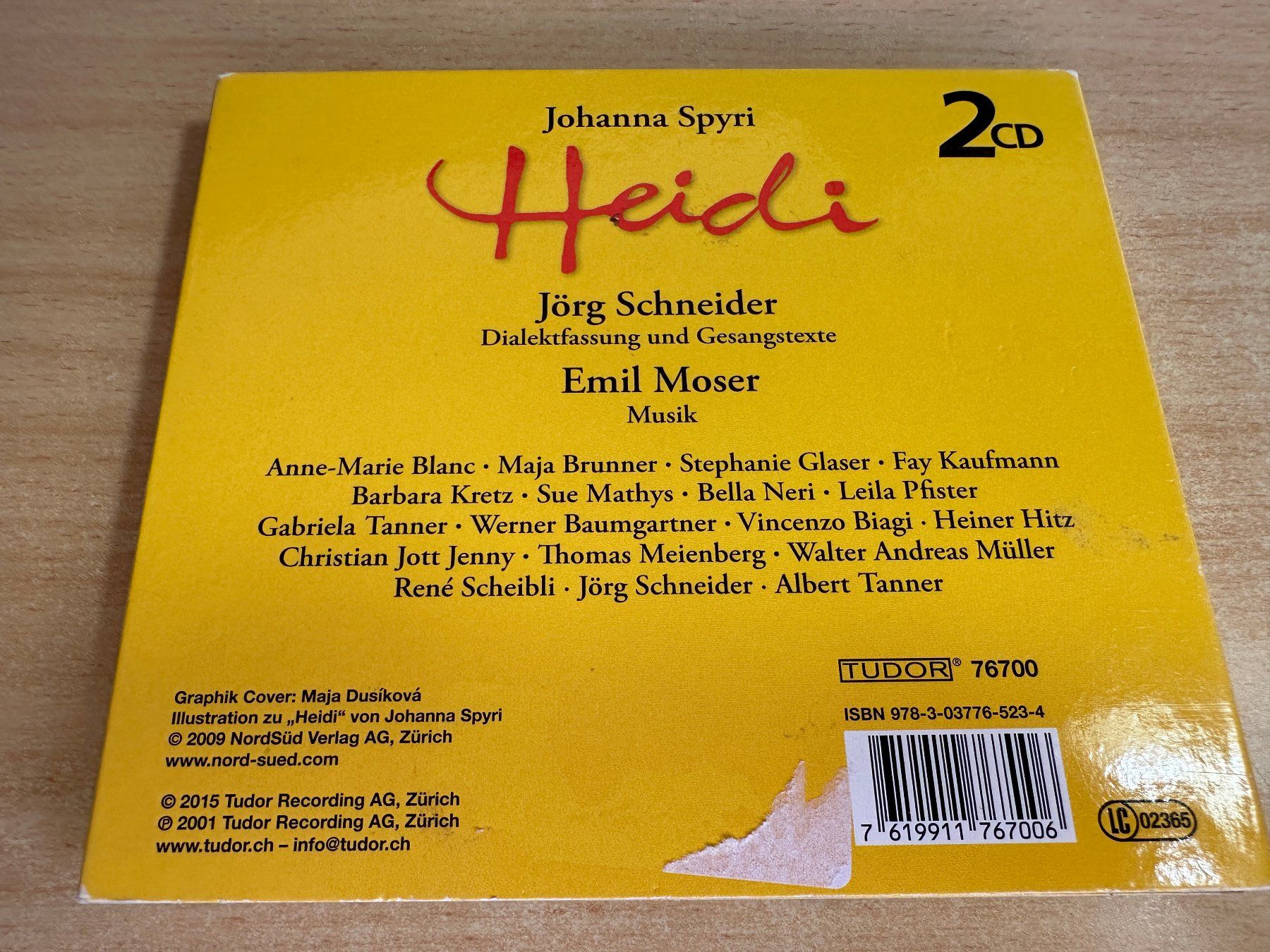 CD: K0 Johanna Spyri - Heidi - 2 CD – Usato da Rikon im Tösstal venduto da Alpenmutz 1