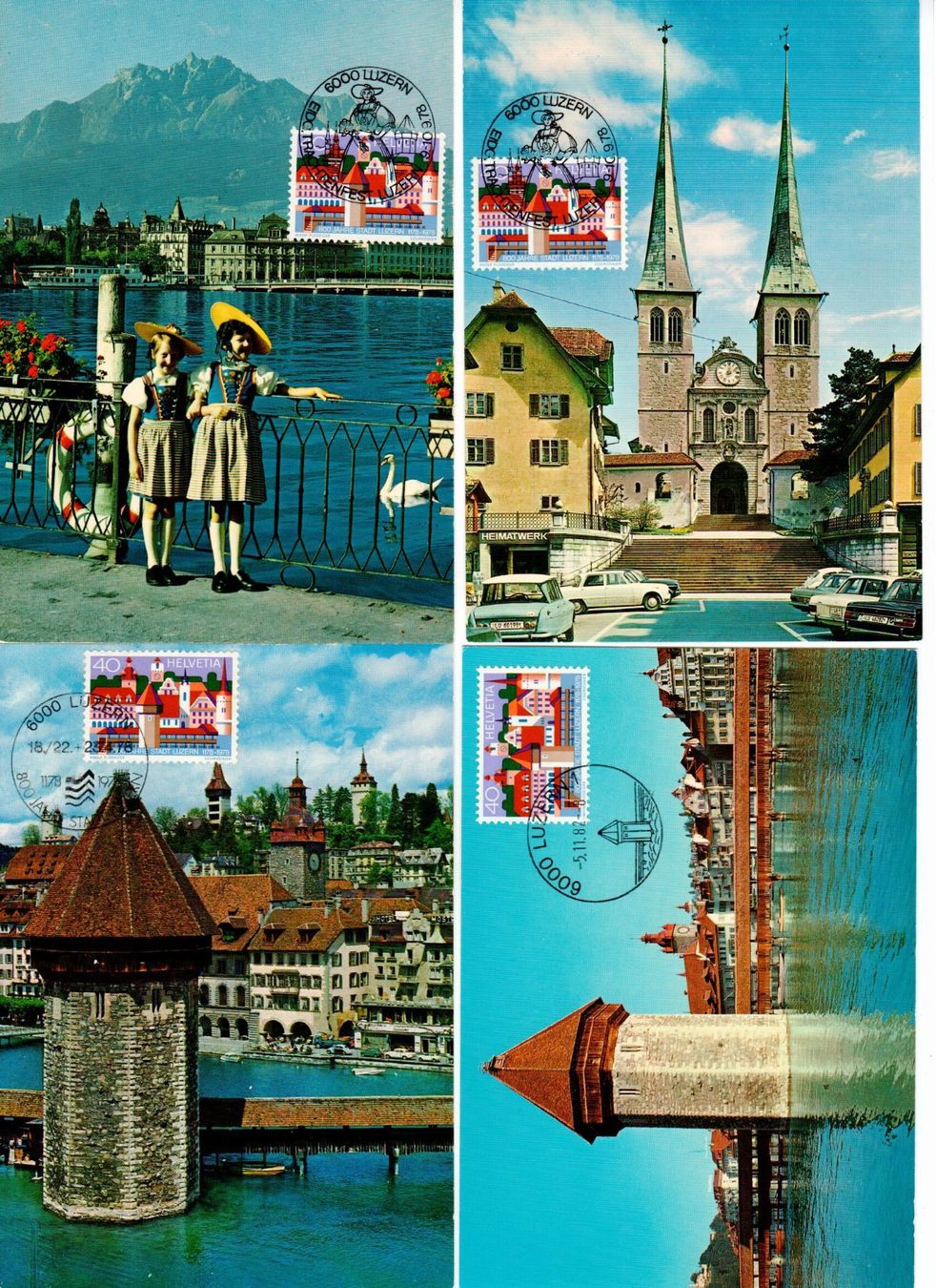 Ansichtskarten: Luzern – Gebraucht aus Wolhusen von Curver9