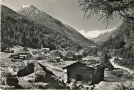 Saas Almagell   VS  geg. Monte-Moro-Pass und Mittaghorn