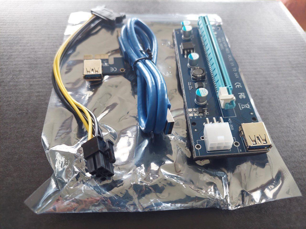 Elektronikbauteil: PCI-E Riser Express USB 3,0 - für Miners – Neu (gemäss Beschreibung) aus Holderbank AG von Tuhwd 4