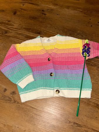 Bunte Strickjacke H&M 110/116