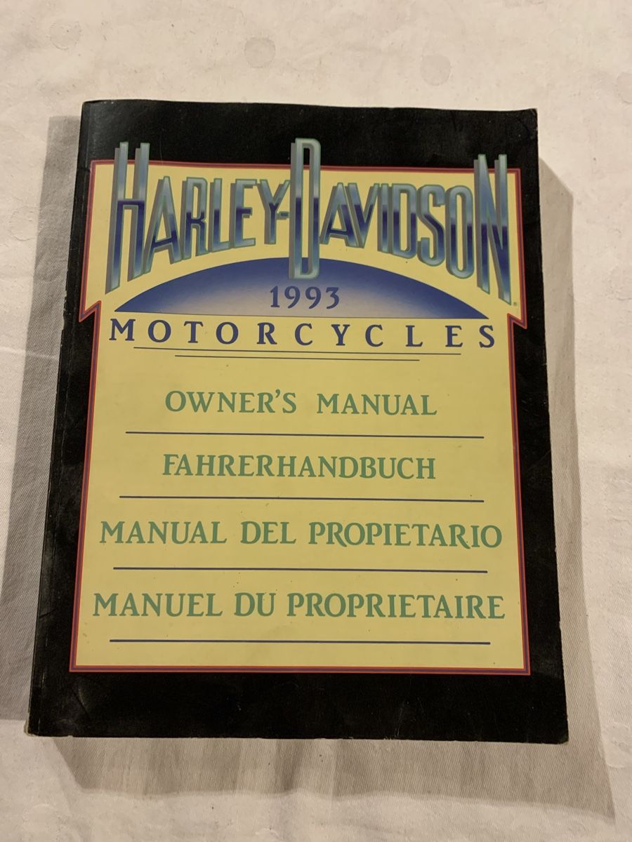 Bücher: Harley Davidson Fahrerhandbuch 1993 – Gebraucht aus Dotnacht von 007ym