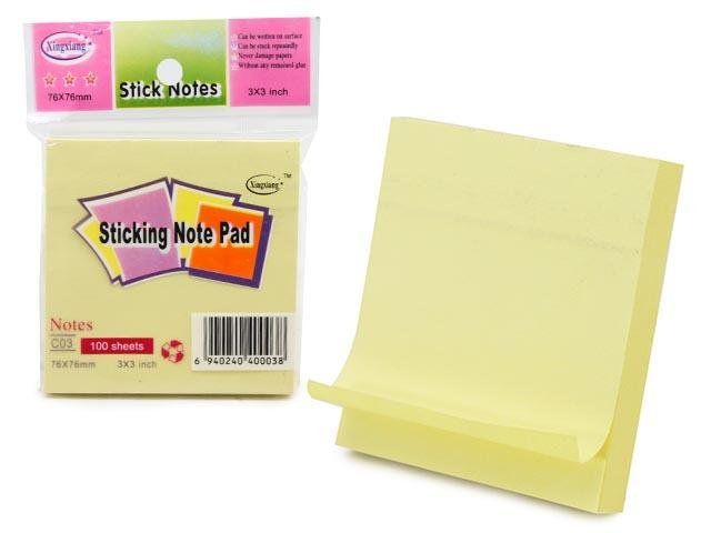 Blocchi: Haftnotizen 76 x 76 mm 100 Blatt – Nuovo e nell'imballaggio originale da Spreitenbach venduto da mario-shop.xs