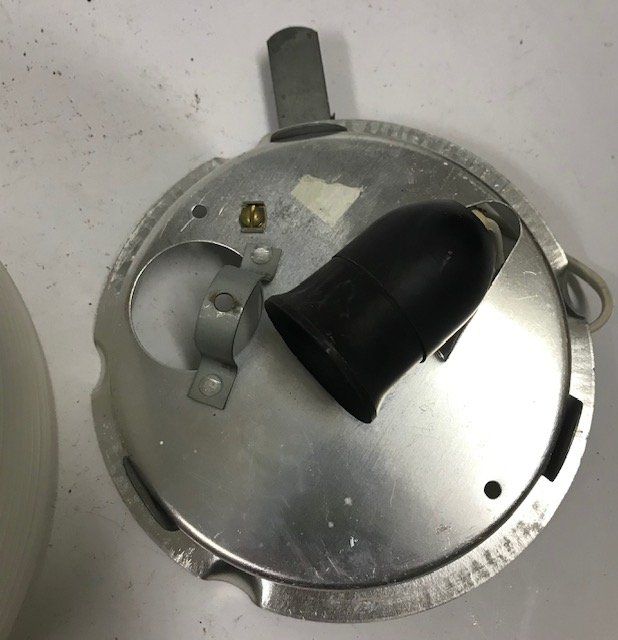 Lampadari & plafoniere: weisse Decken- oder Wandlampe aus Opalglass – Usato da Zürich venduto da gigimai67 8