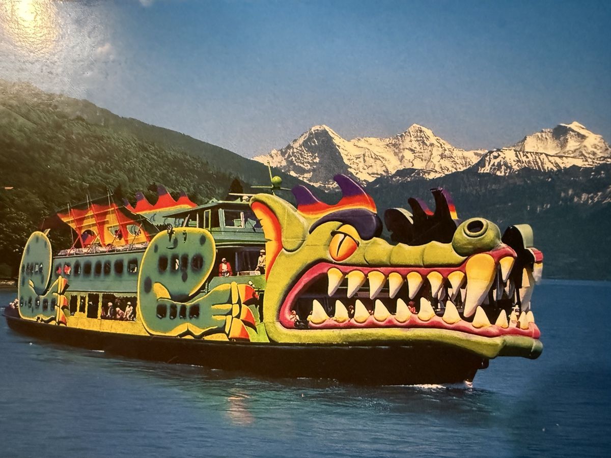 Ansichtskarten: Ansichtskarte Drachenschiff Thunersee – Neu (gemäss Beschreibung) aus Messen von Versber 1