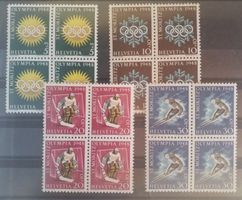 4180) W25w-28w, Olympische Spiele postfrisch VB Kt. 40.-