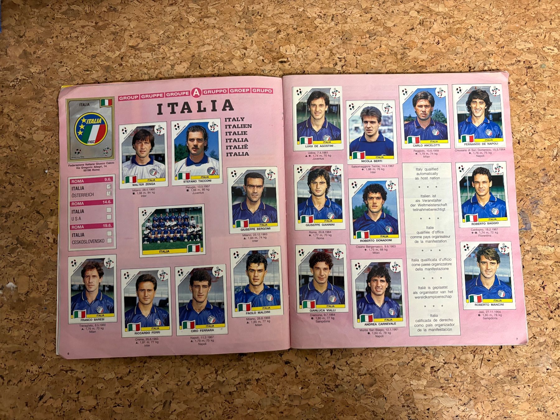 Panini Album: Panini Album Italia 90 – Usato da Rudolfstetten venduto da Clodo1975 5