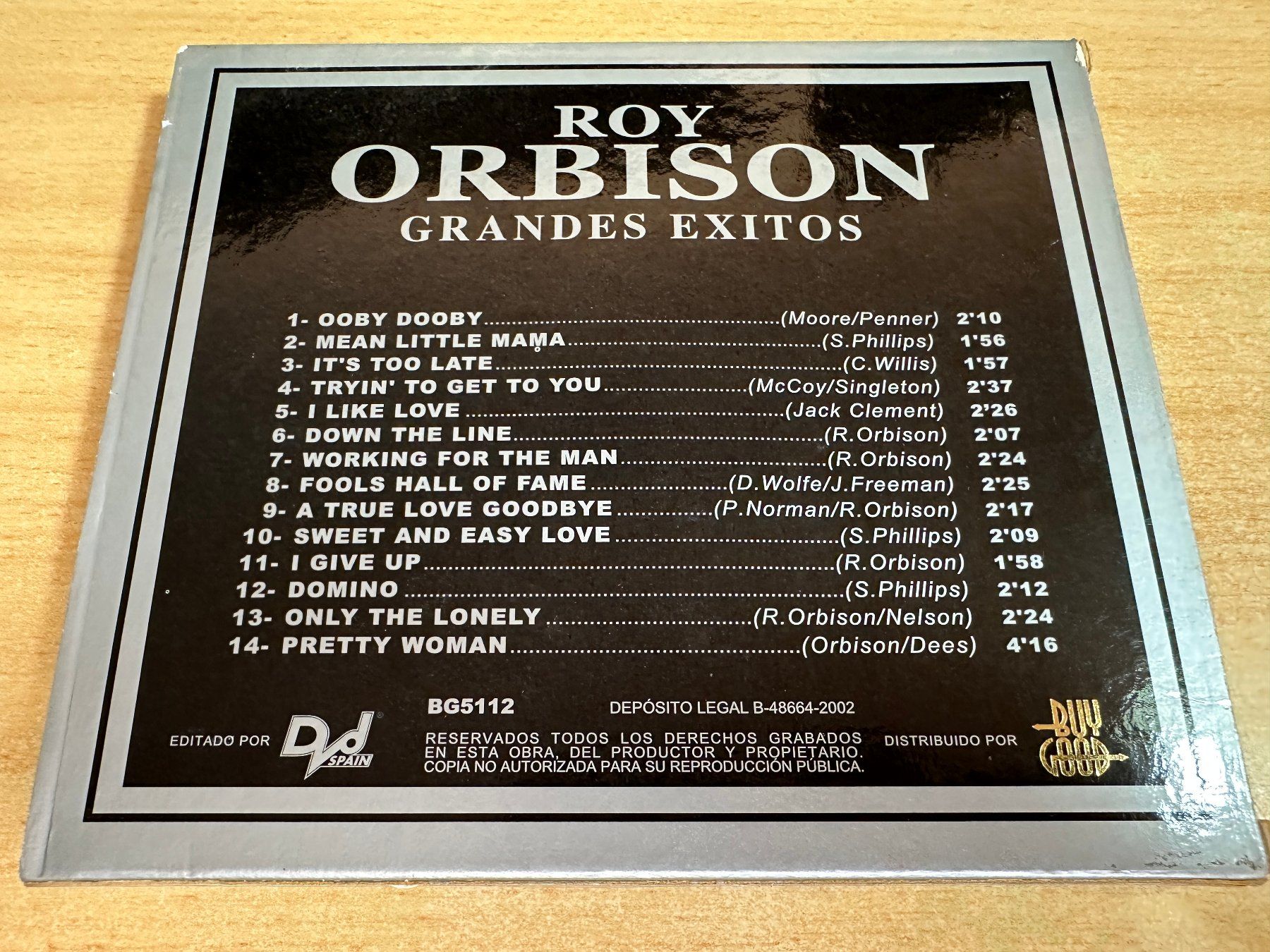 CD: K0 Roy Orbison – Grandes Exitos – Usato da Rikon im Tösstal venduto da Alpenmutz 1