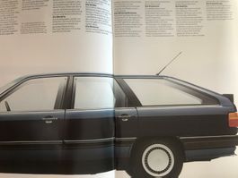 Prospekt Audi 100 100 Avant 1/1986