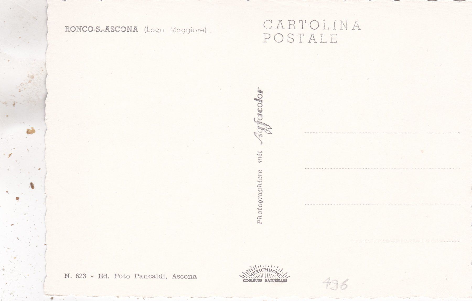Cartes postales: Ronco s Ascona – D'occasion à Herisau par Lisegrat2008 1