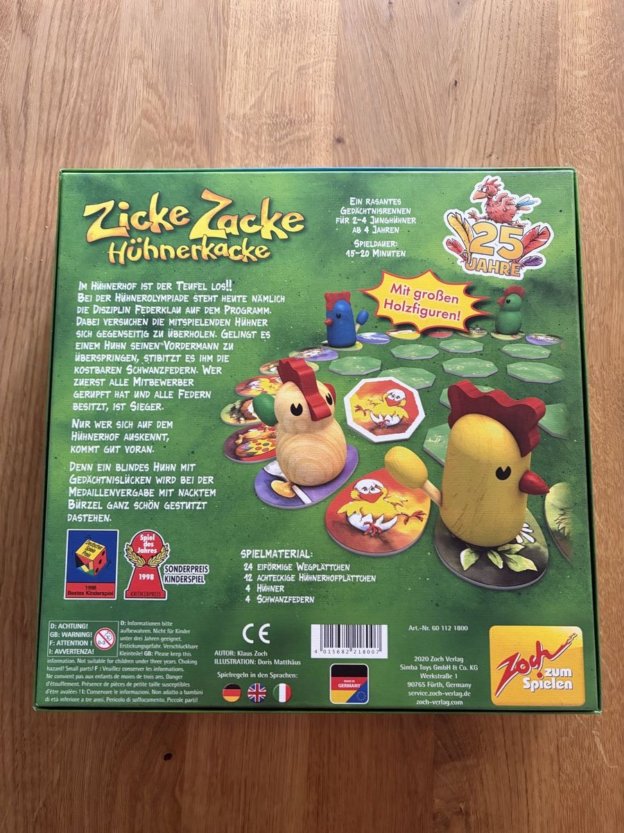 Giochi: Zicke Zacke Hühnerkacke – Nuovo (secondo la descrizione) da Henau venduto da martina_1998 1