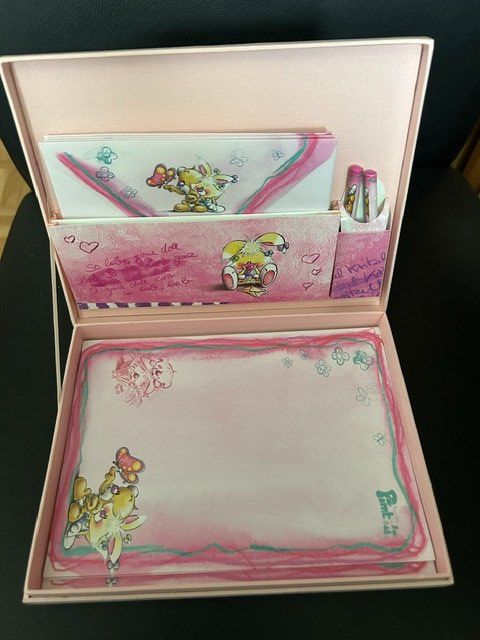 Carta: Diddl / Pimboli Briefpapierbox Rosa – Nuovo (secondo la descrizione) da Kloten venduto da Monkell 2
